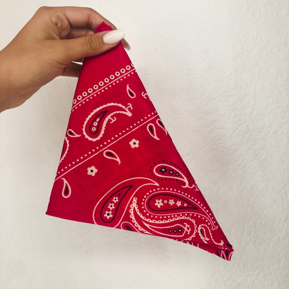 Hot pink bandana
